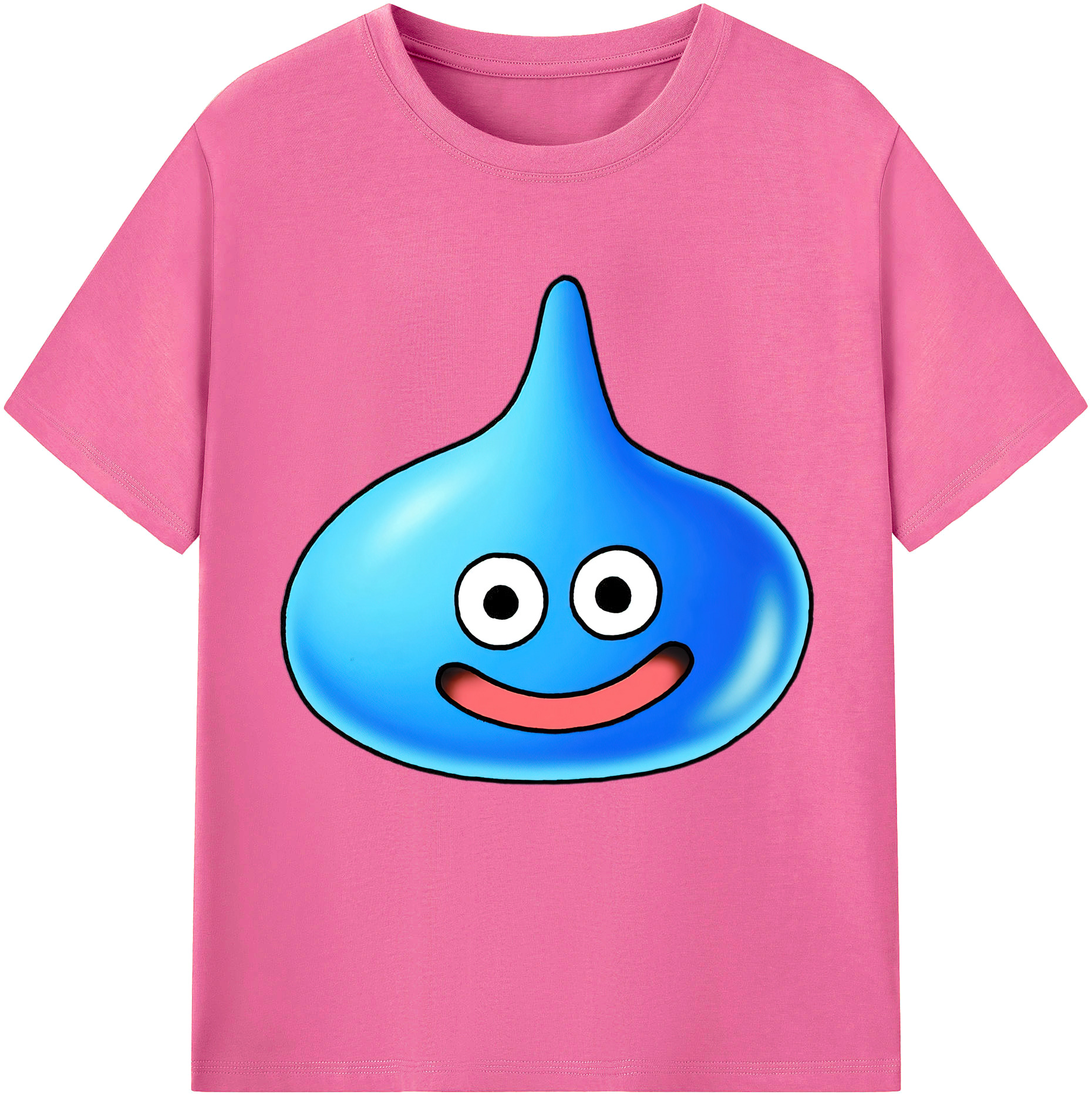 （画像用） ドラゴンクエスト Doragon Kuesuto Dragon Quest レディースカジュアルプリントTシャツ（綿100％）